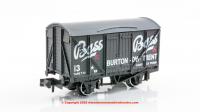 NR-P131 Peco Standard Box Van number 13 in Bass Brewery livery